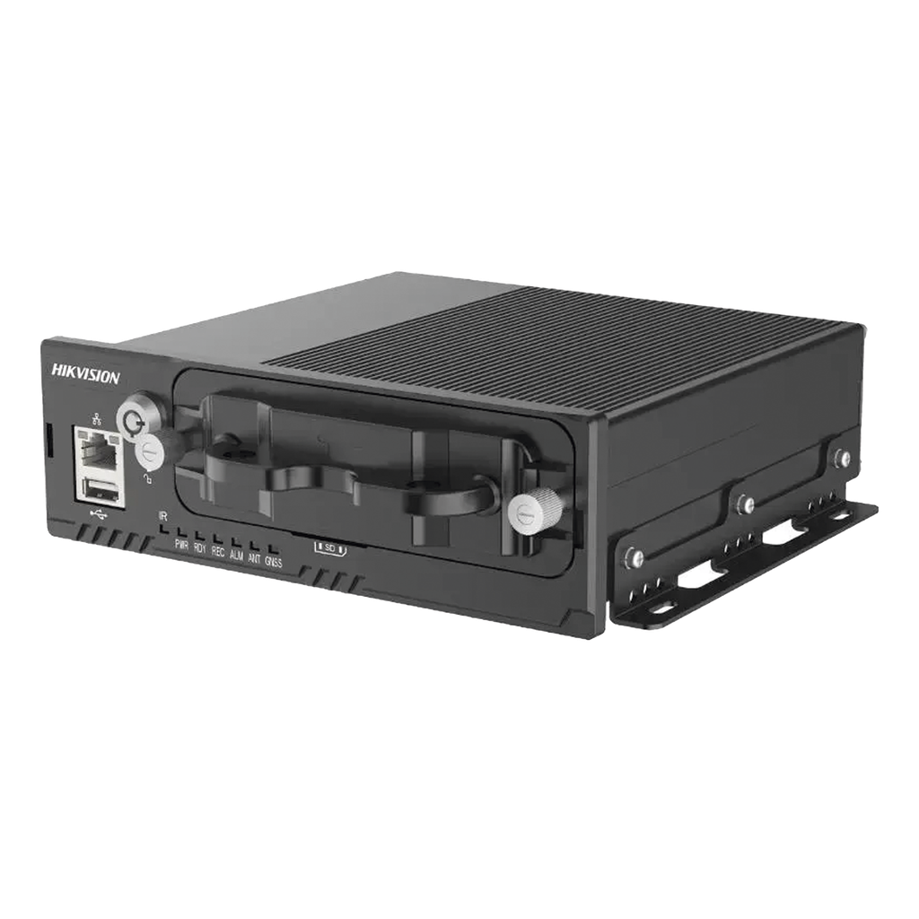DVR Móvil 1080P (2 Megapixel) / 4 Canales TURBO + 4 Canales IP / GPS Integrado / Sensor G / IA ADAS-DSM-BSD / 9-36 Vcc