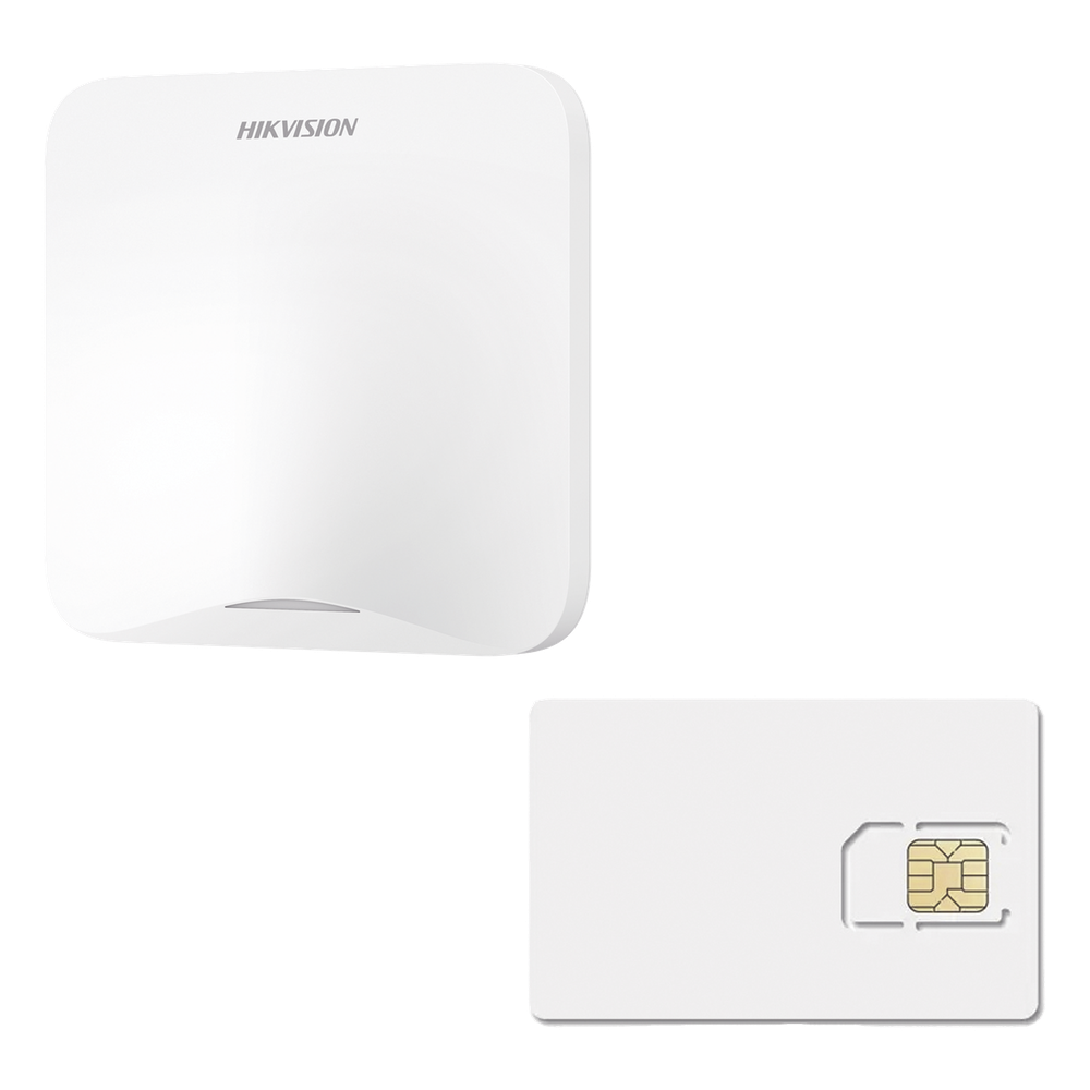 [AXHOME-KIT-GSM-1Y] (AX HOME) KIT de Alarma AX HOME / Incluye: 1 Hub con batería de respaldo / 1 año de Servicio de Datos 600MB / Wi-Fi / 3G / 4G / Compatible con Hik-Connect P2P