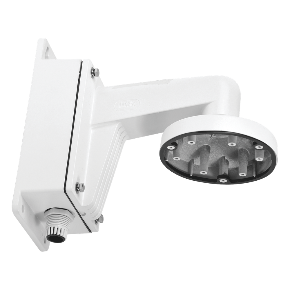 montaje de Pared con Caja de Conexiones para Domos HIKVISION