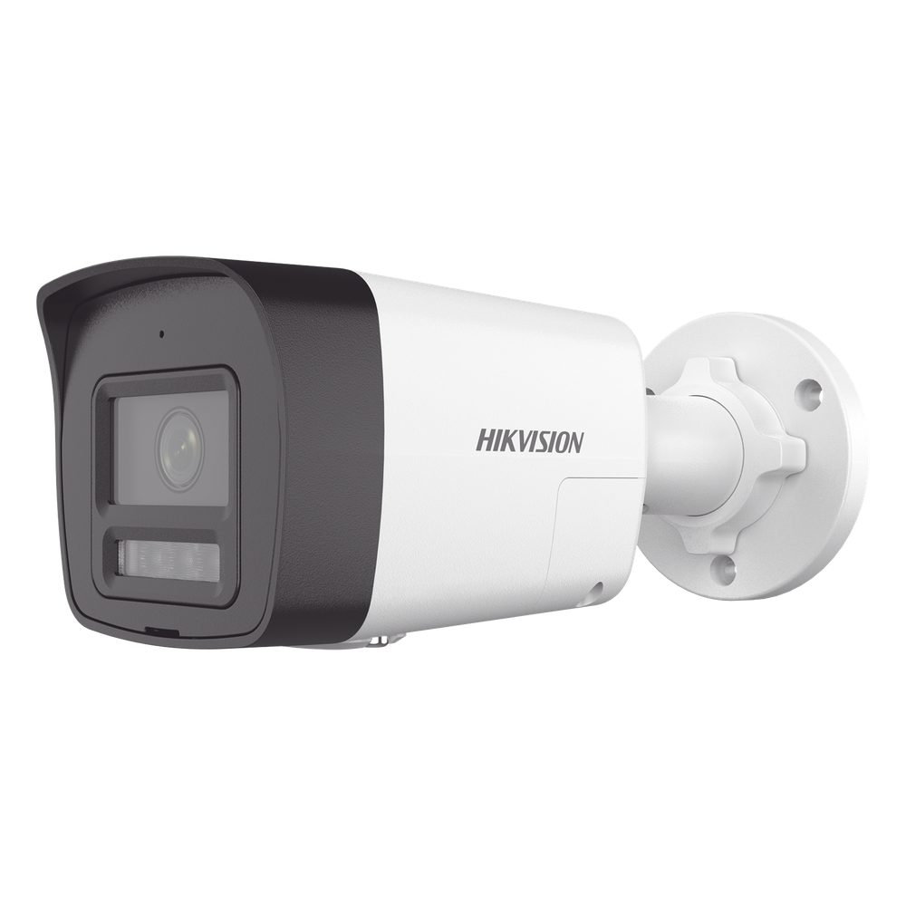 [PROTECCIÓN ACTIVA] Bala IP 4 Megapixel / Lente 2.8 mm / Dual Light (30 mts IR + 20 mts Luz Blanca) / Audio de Dos Vías / Luz Intermitente y Alerta de Audio / Micrófono Integrado / ACUSENSE Lite / Exterior IP67 / H.265 / PoE