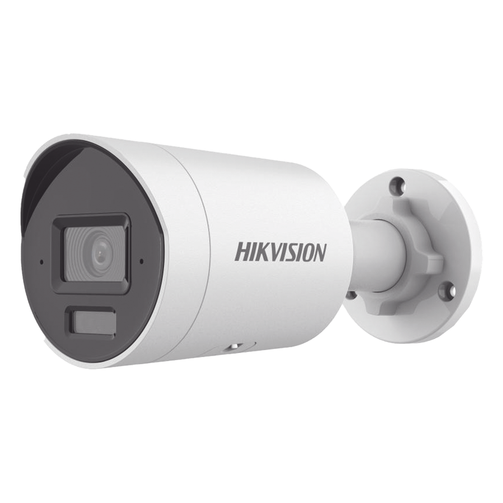 [Dual Light + 2 Micrófonos Integrados] Bala IP 2 Megapixel / Lente 2.8 mm / 40 mts Luz Blanca + 40 mts IR / ACUSENSE / Exterior IP67 / WDR 120 dB / PoE / Micro SD / Metal / ACUSEEK