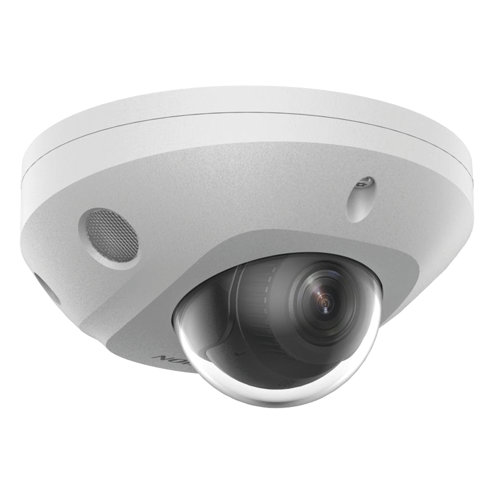 [Dual Light + 2 Micrófonos Integrados] Mini Domo IP 6 Megapixel / Lente 2.8 mm / 30 mts Luz Blanca + 30 mts IR / ACUSENSE / Exterior IP67 / IK8 / WDR 120 dB / PoE / ONVIF / Micro SD / ACUSEEK