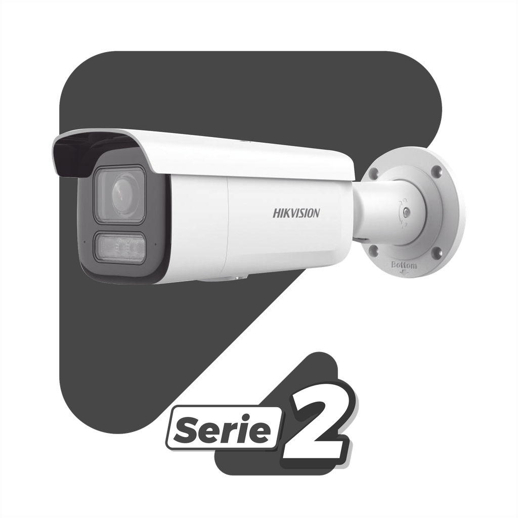 Cámara bala IP, 2 MP, AcuSense, AcuSeek, lente 2.8 a 12 mm