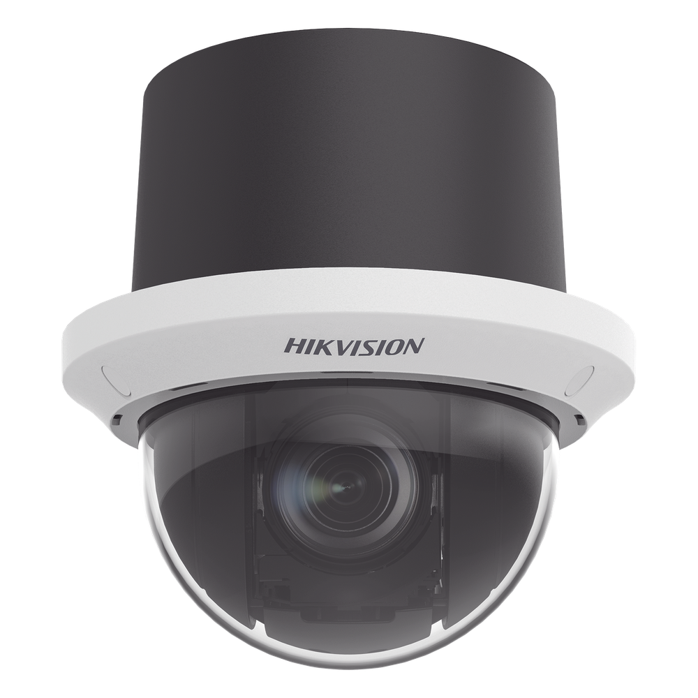 PTZ IP 4K (8 Megapixel) / 25X Zoom / Uso en Plafon / IP54 / ACUSEEK / DARKFIGHTER / ACUSENSE / WDR 120 dB / Audio y Alarmas I / O / HLC / EIS / PoE+ / Micro SD
