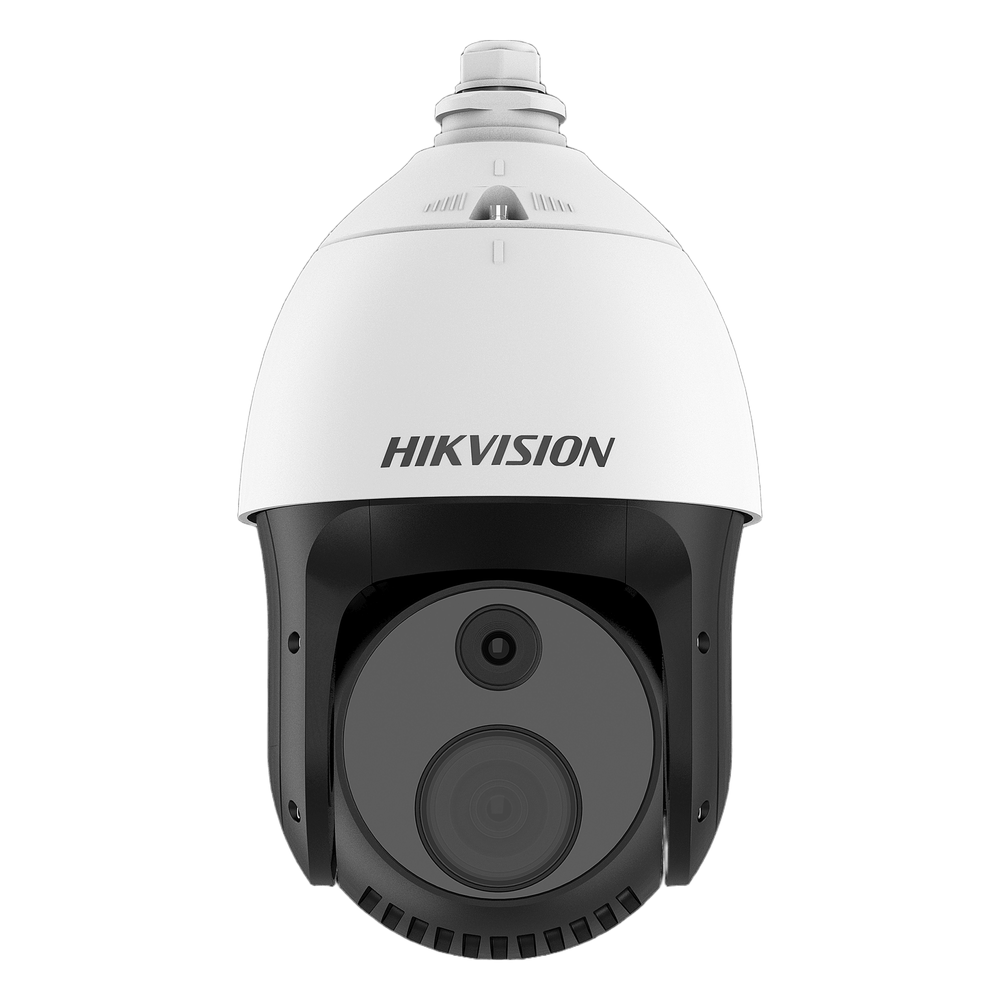 [DS-2TD4228-10/S2] PTZ Térmica Dual / Lente Térmico 256 X 192 (10 mm) + Lente Óptico 4 MP (32X Zoom) / Detección de Temperatura e Incendios / VCA / Rango -20°C a 150°con 100 Mts IR / IP66 / Hi-PoE