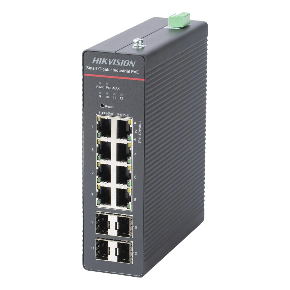 Switch administrable 4 puertos, PoE+, Gigabit, 90 W