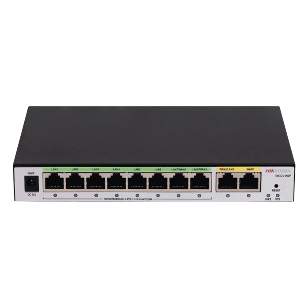 Router 8 puertos, PoE
