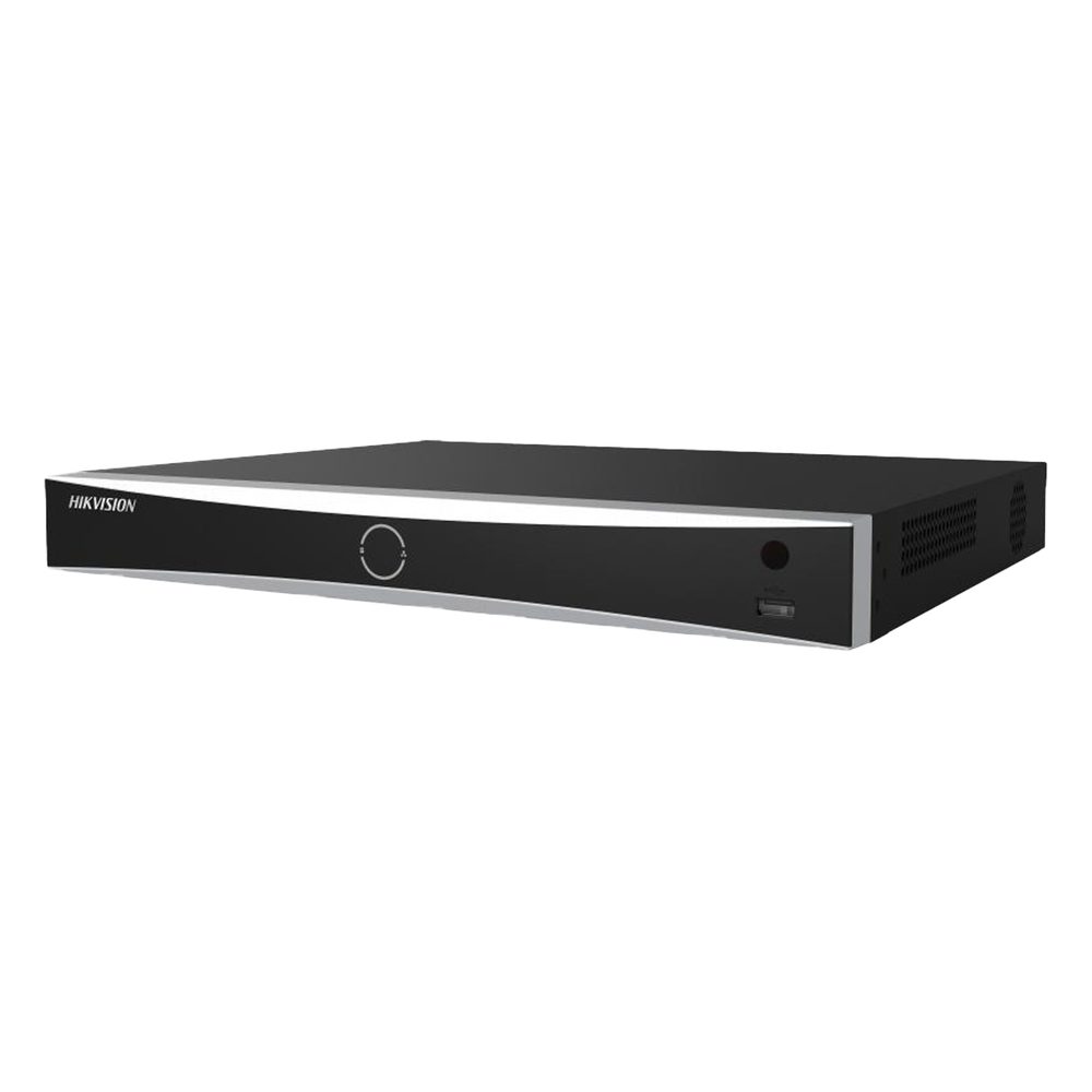 Nvr 16 canales, 16 puertos PoE+, 12 MP, AcuSearch, AcuSense