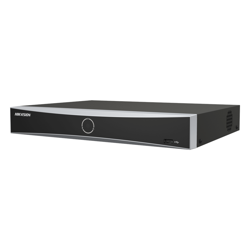 [DS-7632NXI-K2(E)] [AcuSearch] NVR 12 Megapixel (4K) / 32 canales IP / AcuSense (Evita Falsas Alarmas) / Reconocimiento Facial / 2 Bahías de Disco Duro / HDMI en 4K / Sin Puertos PoE+
