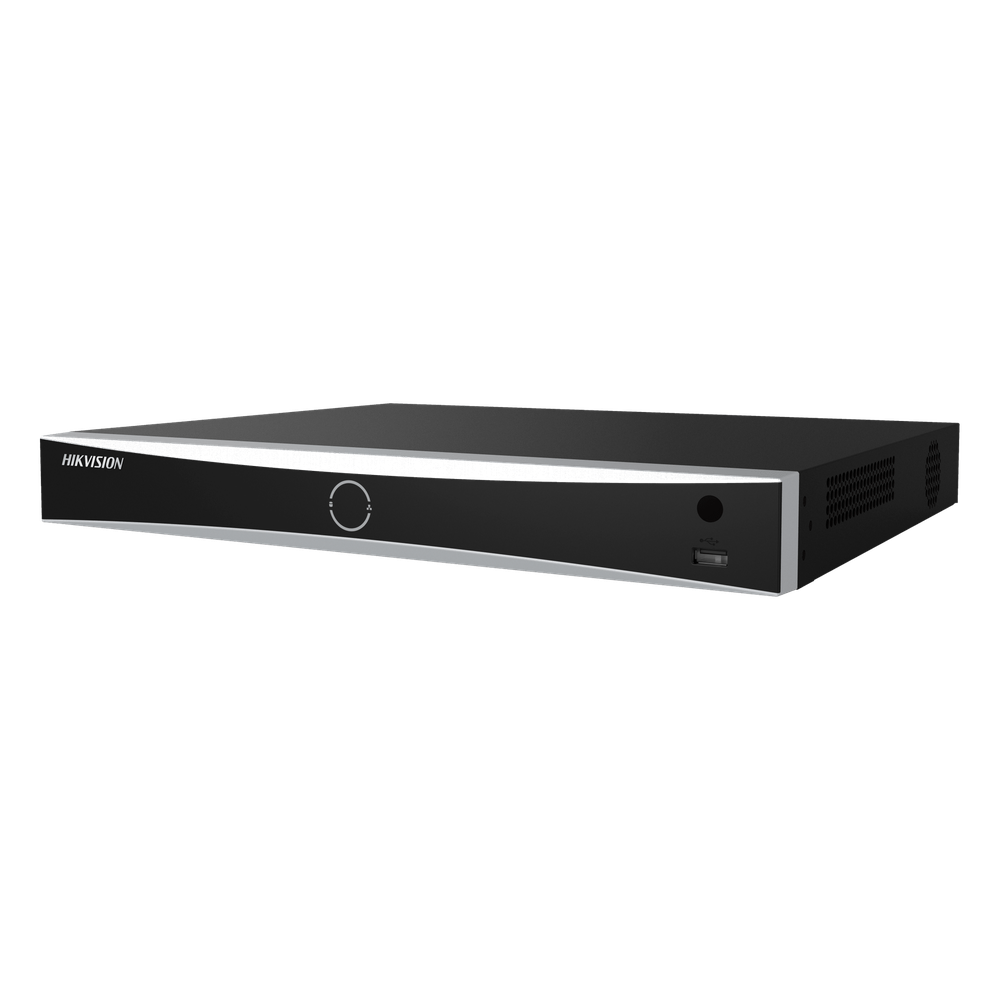 [DS-7632NXI-K2/16P/VPRO] [AcuSeek] NVR 12 Megapixel (4K) / 32 canales IP / 16 Puertos PoE+ / Recocimiento Facial / AcuSense (Evita Falsas Alarmas) / 2 Bahías de Disco Duro / HDMI en 4K / Alarmas I / O / 300 Metros PoE Modo Extendido
