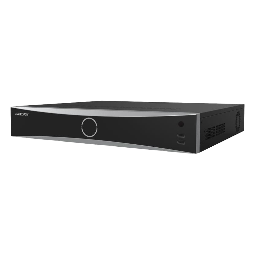 [DS-7732NXI-K4/16P(D)] [Acusearch] NVR 12 Megapixel (4K) / 32 canales IP / 16 Puertos PoE+ / Reconocimiento Facial / AcuSense (Evita Falsas Alarmas) / 4 Bahías de Disco Duro / Switch PoE 300 mts / HDMI en 4K / Alarmas I / O