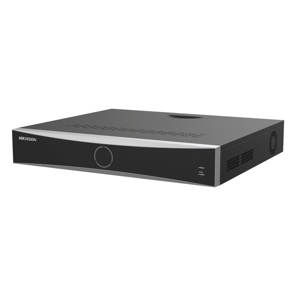 [DS-7732NXI-K4/16P(E)] [Acusearch] NVR 12 Megapixel (4K) / 32 canales IP / 16 Puertos PoE+ / Reconocimiento Facial / AcuSense (Evita Falsas Alarmas) / 4 Bahías de Disco Duro / Switch PoE 300 mts / HDMI en 4K / Alarmas I / O