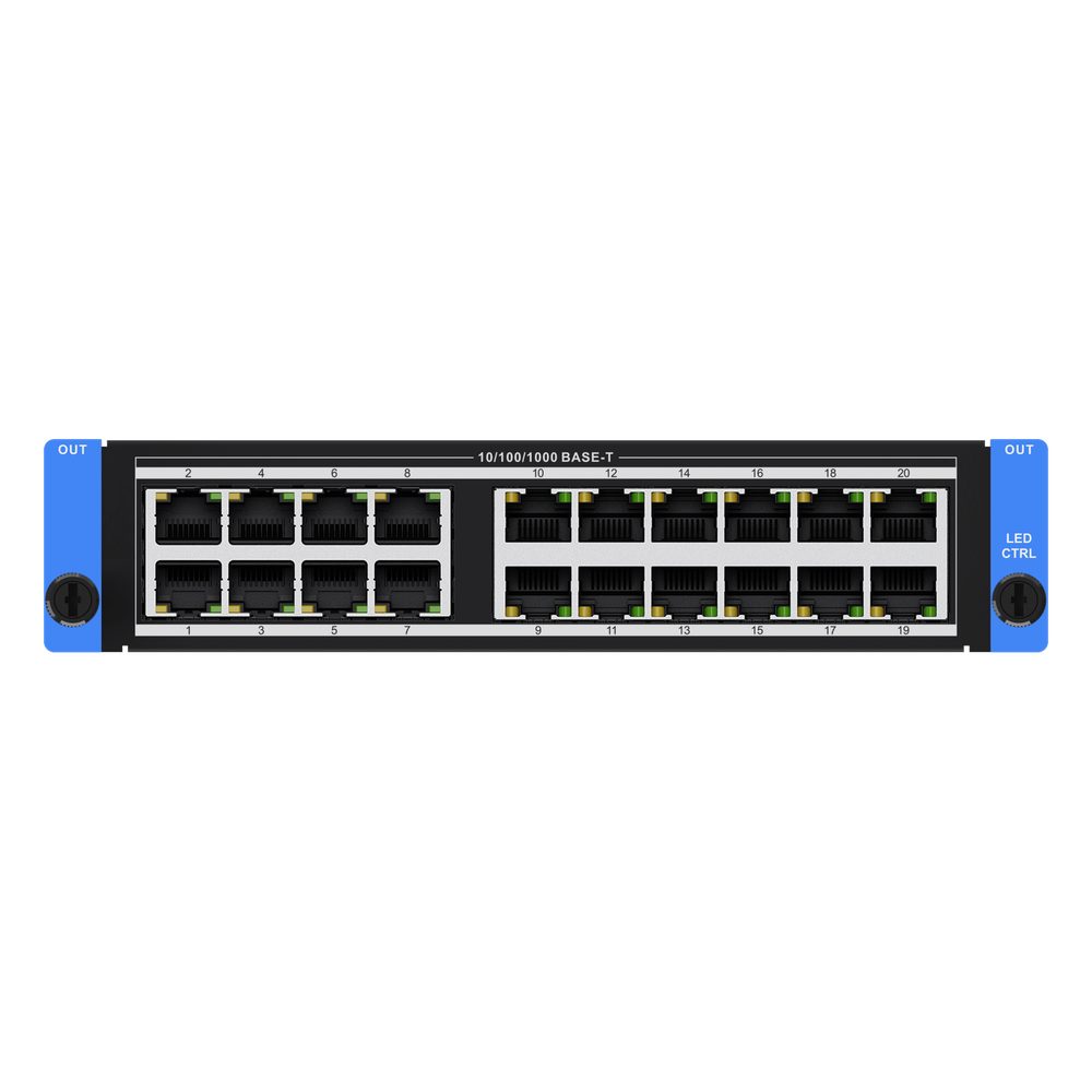 [DS-C66S-20NO] Tarjeta de Salida LED 20 Puertos Ethernet / 4K HDR10 / 10.4 MP / 16 Capas / Modos Mini y Estándar / Compatible Serie C66S