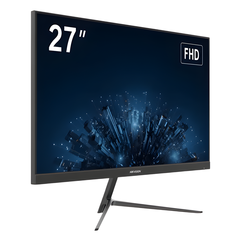 [DS-D5027F3-2P2S] Monitor LED Full HD (1080p) de 27" / Bocinas Integradas / 100 Hz / Ideal para CCTV, Oficina y Hogar / Entrada HDMI-VGA / VESA (100 X 100) / Uso 24 / 7 / IPS / Ultra Delgado