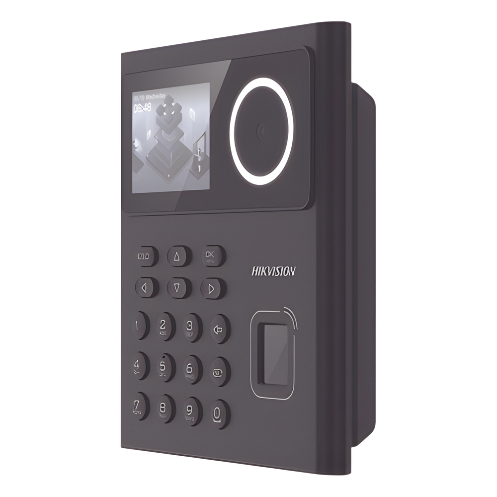[DS-K1T320MFWX-B/S] Terminal Biométrica MinMoe WiFi / Reconocimiento Facial Deep Learning HIK-IA / 500 Rostros y 1,000 Huellas / Batería de Respaldo 3h / HikConnect Teams / MIFARE