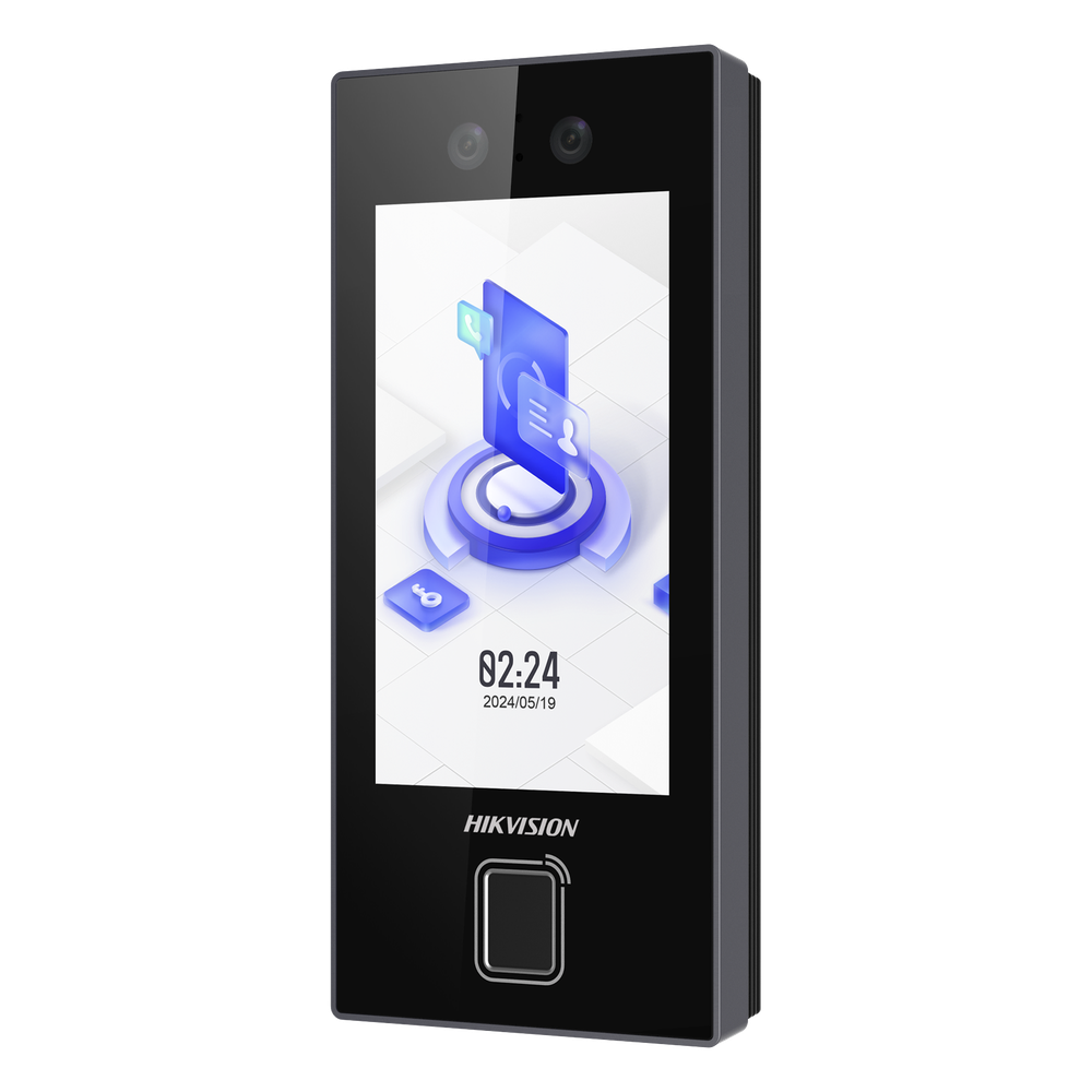[DS-K1T344MBFWX-E1] Terminal Facial MinMoe DS-K1T344MBFWX-E1 / Lector de Huellas y Tarjetas MIFARE / 3000 Rostros / 3000 Huellas / Pantalla 4.5" / Hik-Connect Teams / IP65 / PoE WiFi / HIK-IA / SIP