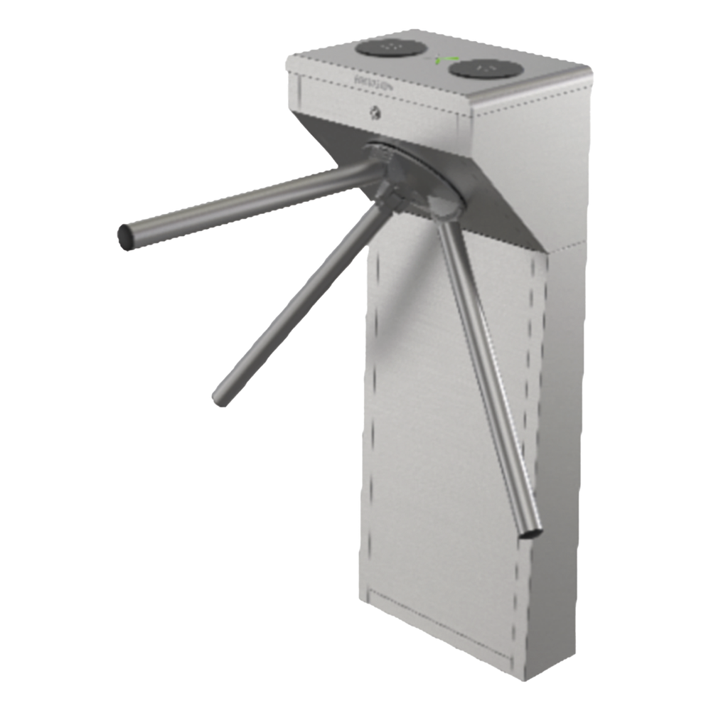 [DS-K3G200BLX-R/DM55] Torniquete Trípode Bidireccional de Acero Inoxidable SUS304 / 2 Millones MCBF / Apertura en Caso de Emergencia / Integrable con cualquier Sistema de Control de Acceso / Indicadores LED de Entrada-Salida