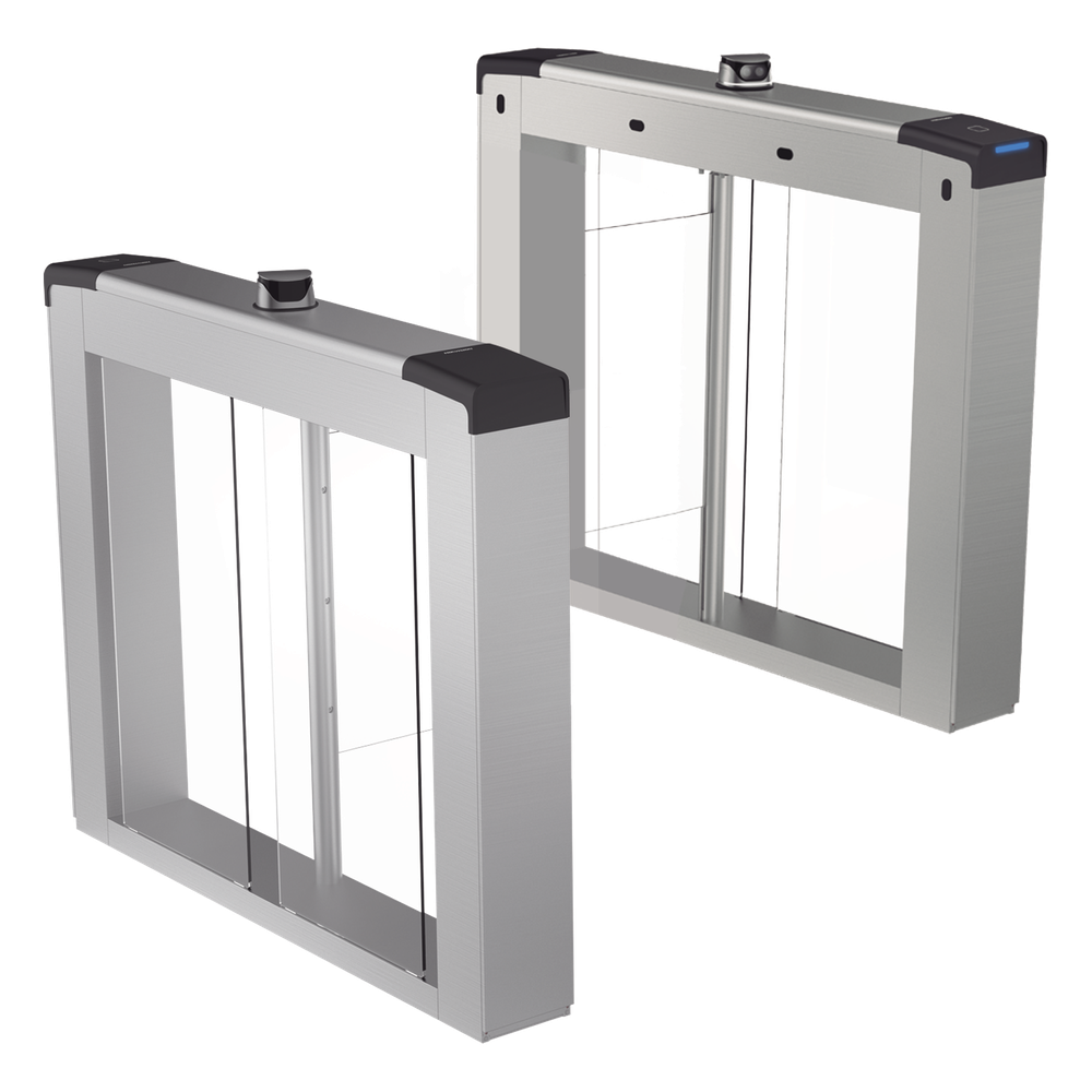 [DS-K6B221TMX-LR] Torniquetes Quick Pass Carril Configurable de 65 o 90 cms (NO Incluye Aletas) / Reconocimiento Facial y Lectores de Tarjeta Incluidos / Bidireccional / 5,000,000 MCBF / 4 Pares de dToF