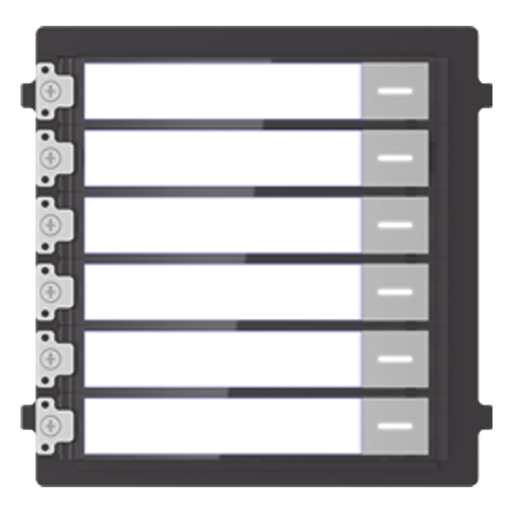 [DS-KD-KK] Módulo de Botones Para Videoportero Modular / Llamada de un solo Toque / Soporta Hasta 6 Monitores Principales