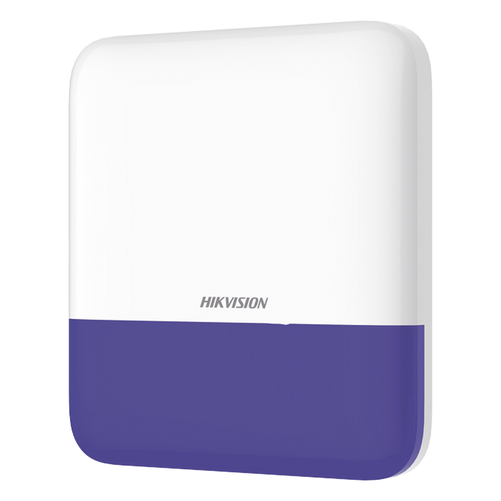 [DS-PS1-E-WB/B] (AX PRO) Sirena Inalámbrica con Estrobo Azul para Exterior IP65 / 110 dB