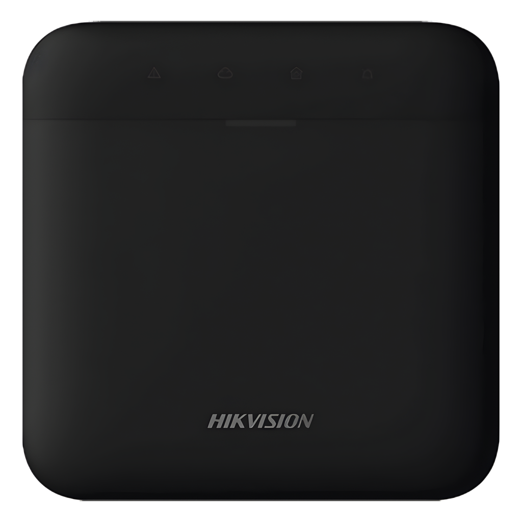 [DS-PWA48-E-WB/BLACK] (AX PRO) Panel de Alarma Inalámbrico de Hikvision / Color Negro / Soporta 48 Zonas / Wi-Fi y Ethernet / Incluye Batería de respaldo / Compatible con los Accesorios AX PRO