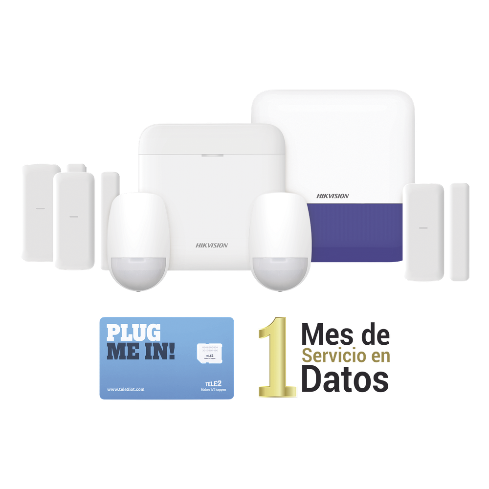 Kit de alarma inalámbrico AX PRO, 4G, Wi-Fi