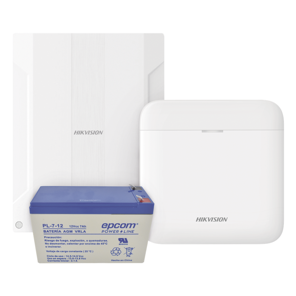 Kit de alarma inalámbrico AX PRO, 16 zonas