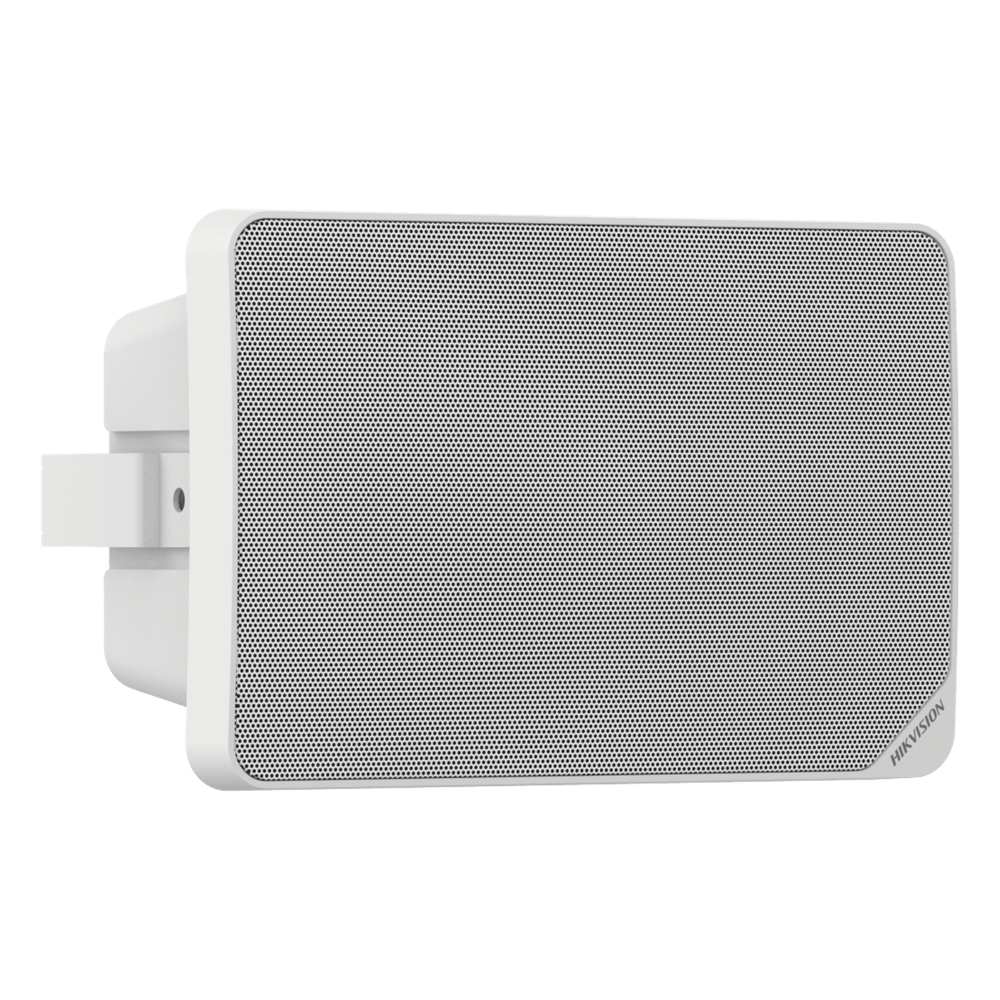 [DS-QAZ1110G1R-BE] Bocina (Altavoz IP ) Con Bluetooth | instalación en pared | 10W | Alimentación POE | Exterior IP67 | Voceo en tiempo real | Calendarización de audios | Síntesis de Voz (TTS) | Instalación Horizontal y Vertical