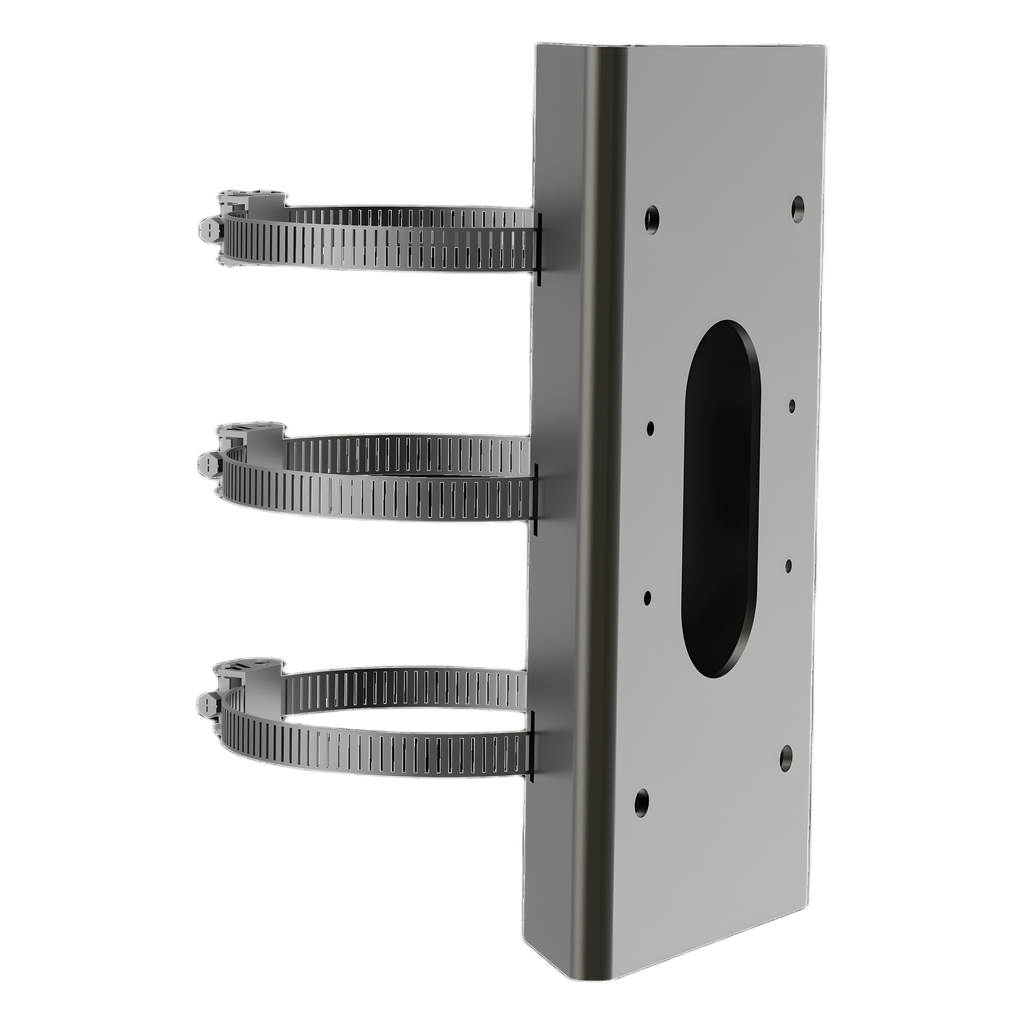 Soporte de montaje Poste / Acero Inoxidable / Diámetro 67-127 mm / Compatibilidad con DS-TCG406-E