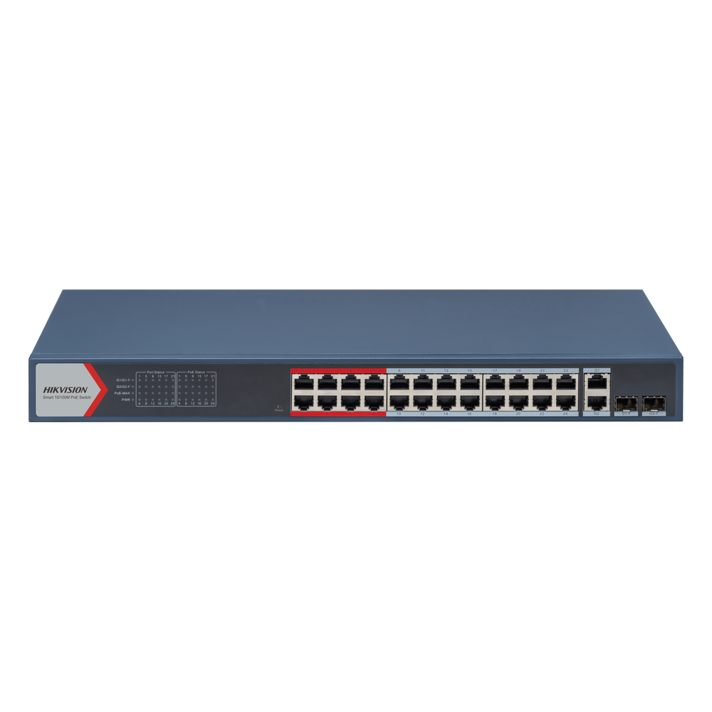 Switch administrable 24 puertos, PoE+, Gigabit, 370 W