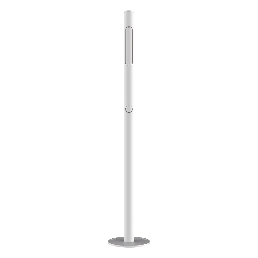 Poste para cámara ANPR blanco