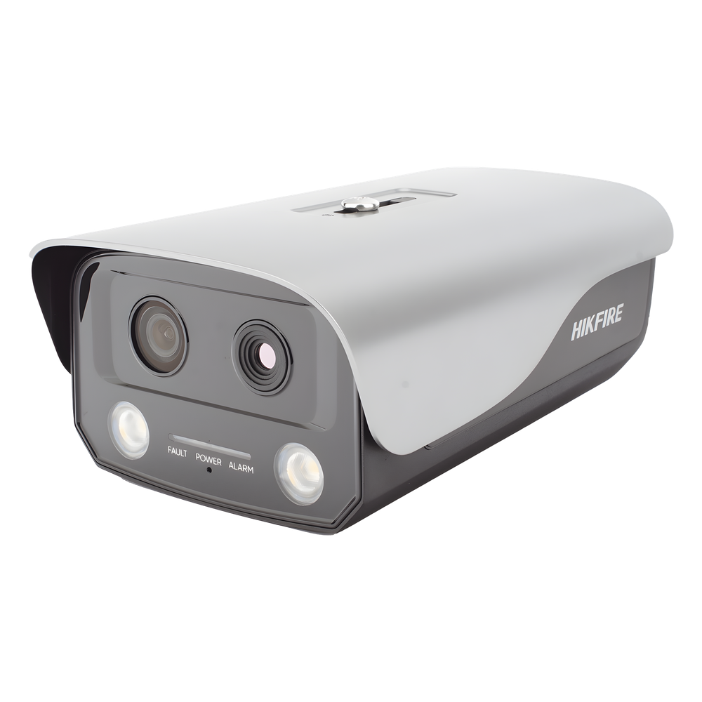 [HF-VT410] (HikFire) Cámara IP de Detección Térmica de Incendios / Detección de Llamas y Temperaturas Anormales / 4 Megapíxel (Lente Óptico) + 1 Megapíxel (Lente Térmico) / Compatible con Hik-Connect
