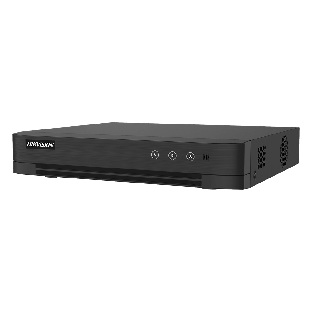 DVR 8 Canales TURBOHD + 4 Canales IP / 5 Megapixel Lite - 3K Lite / Audio Bidireccional / ACUSENSE (Evista falsas alarmas) / 1 Bahía de Disco Duro / Salida de Video en Full HD