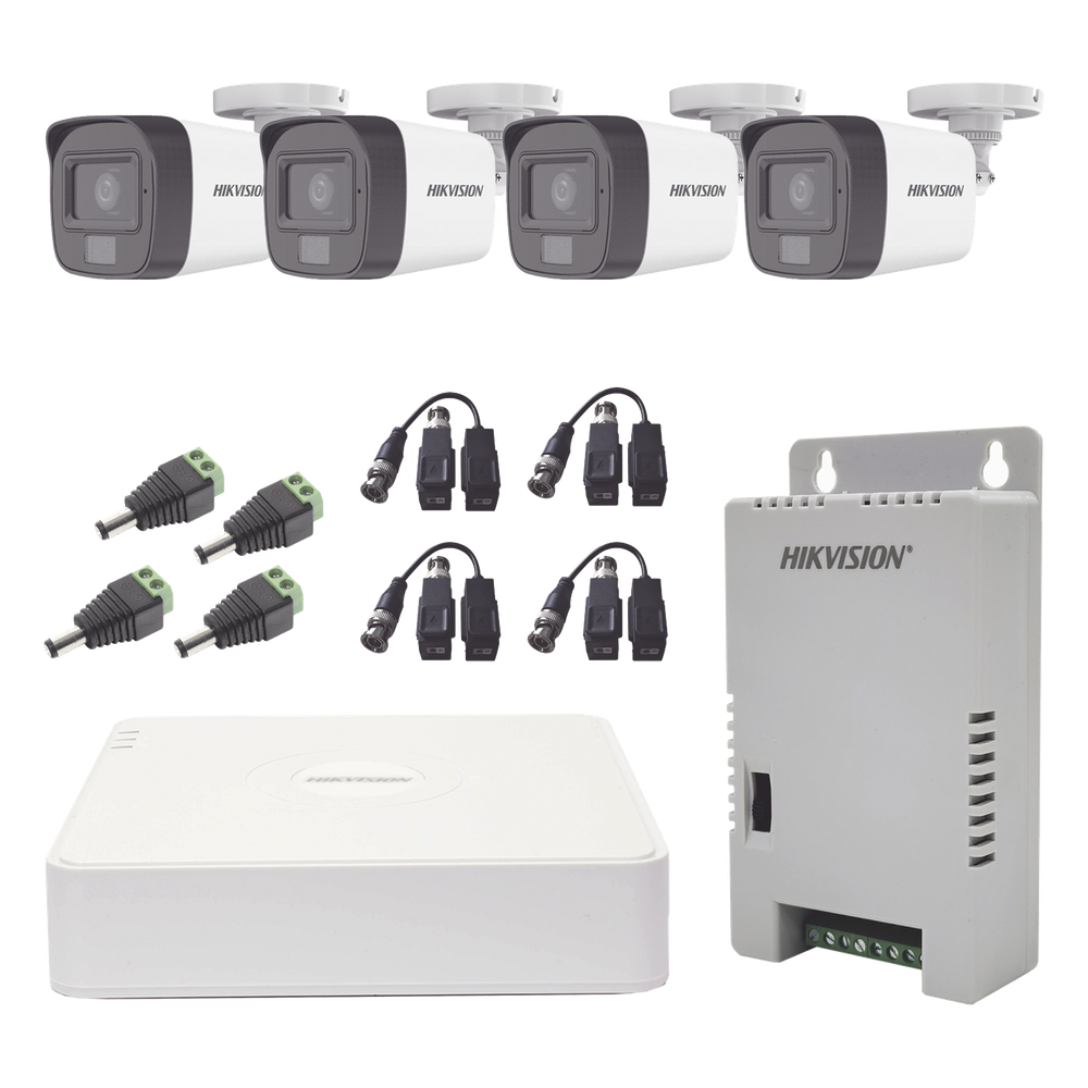 [KH1080P4BSFH] Kit de videovigilancia 4 Cámaras, TurboHD, 1080p, con micrófono