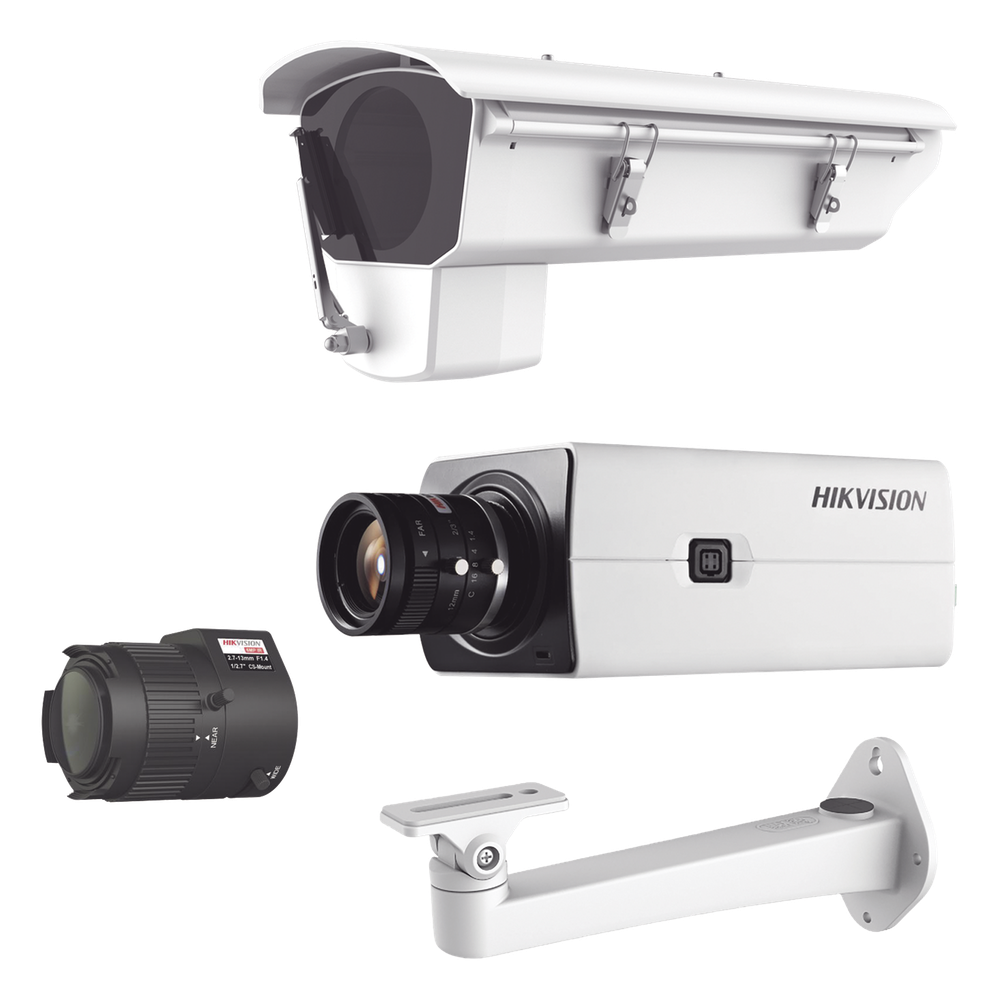 [KITCAMREF] Kit de Cámara IP con Gabinete para Cuartos Frios con Ventilador, Calefacción y Parabrisas Incluye Lente varifocal