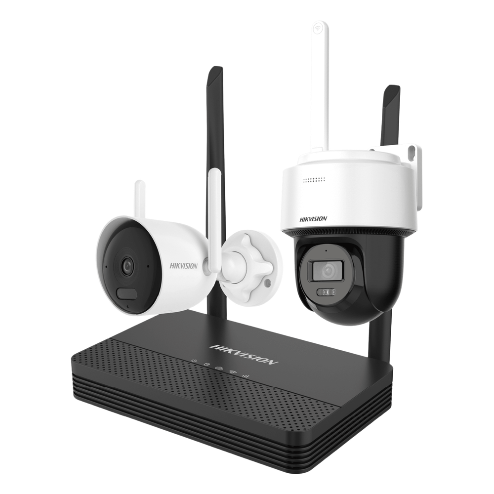 [NKS424WBPH] Kit de videovigilancia bala IP, 4 MP, lente 2.8 mm, audio bidireccional