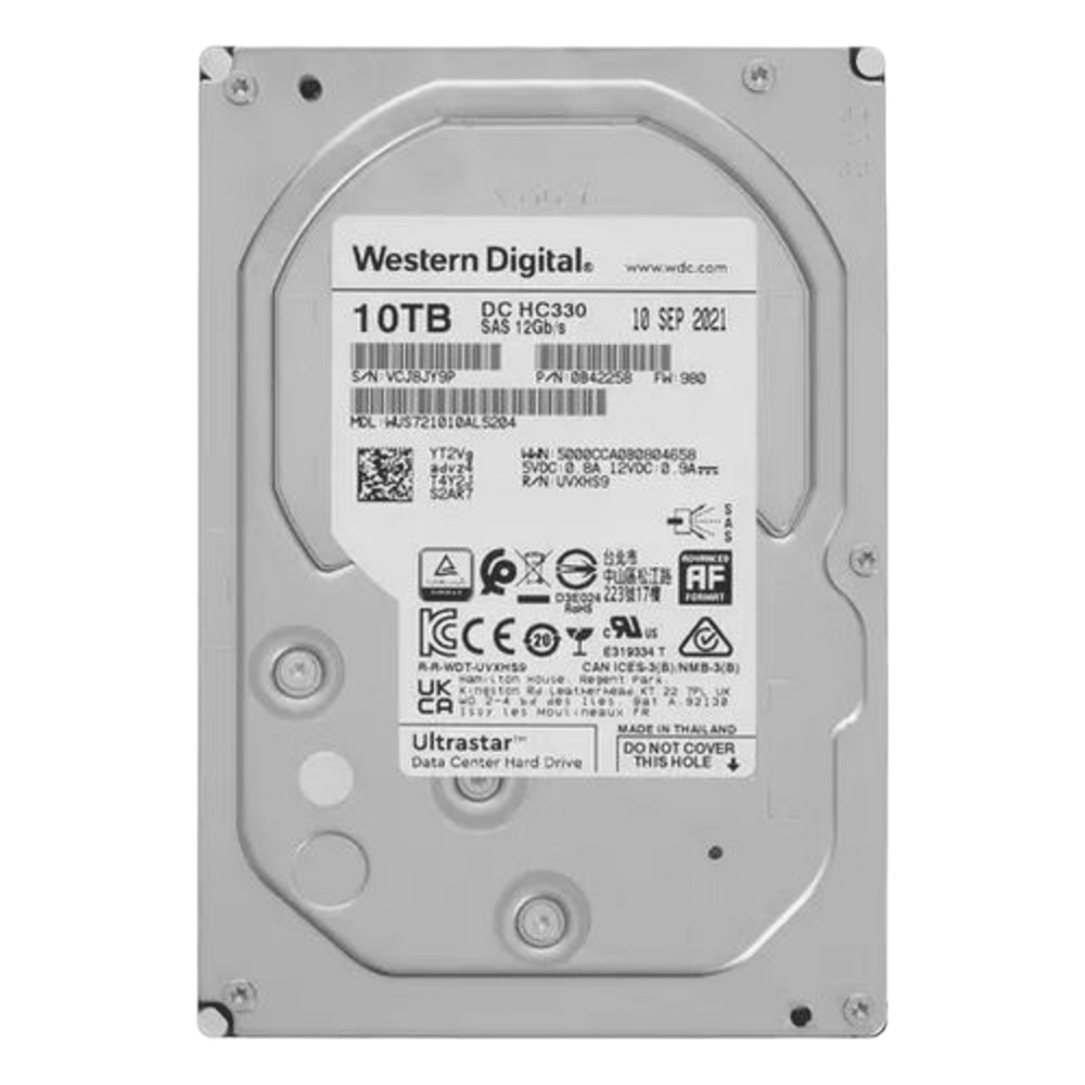 [WUS721010AL5204/HIK] Disco Duro 3.5" 10TB / 7200 RPM / SAS / Alto Rendimiento / Recomendado para DS-A82024D