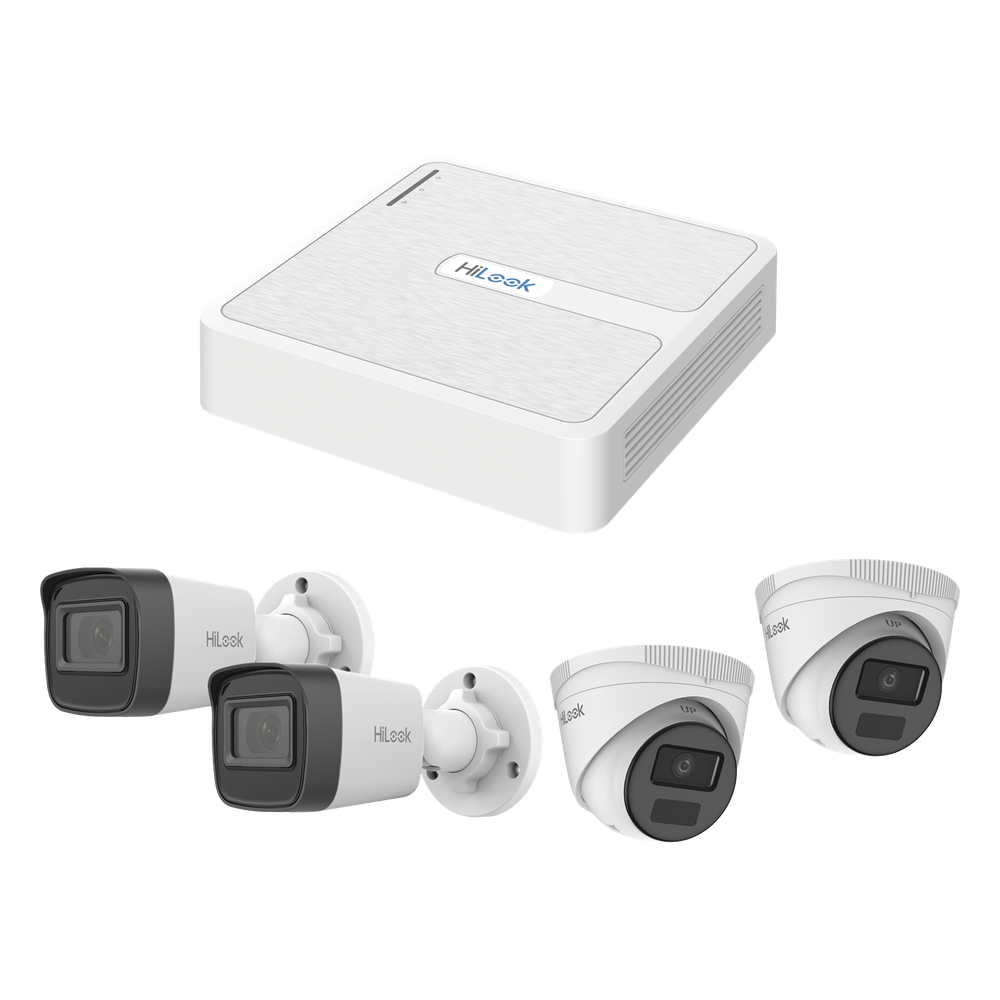 Kit de videovigilancia bala 2 Cámaras, IP, 2 MP
