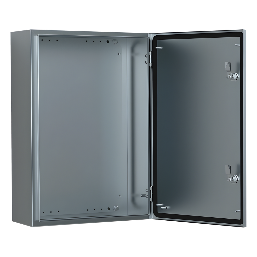 Gabinete 400x300x210 mm, IP66, acero inoxidable