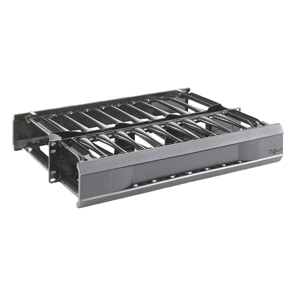 Organizador de cables horizontal 2 UR, 19"
