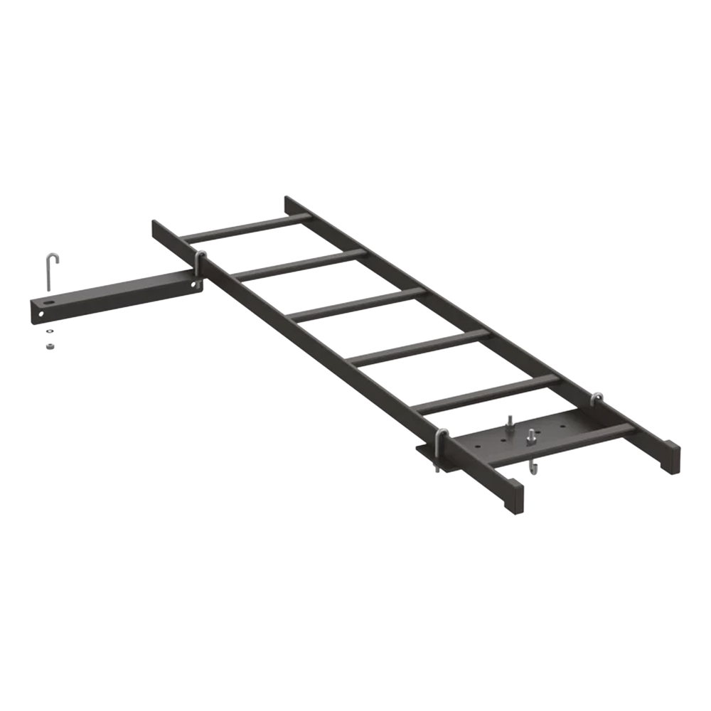 Kit de Conexión de Rack a pared 12", negro