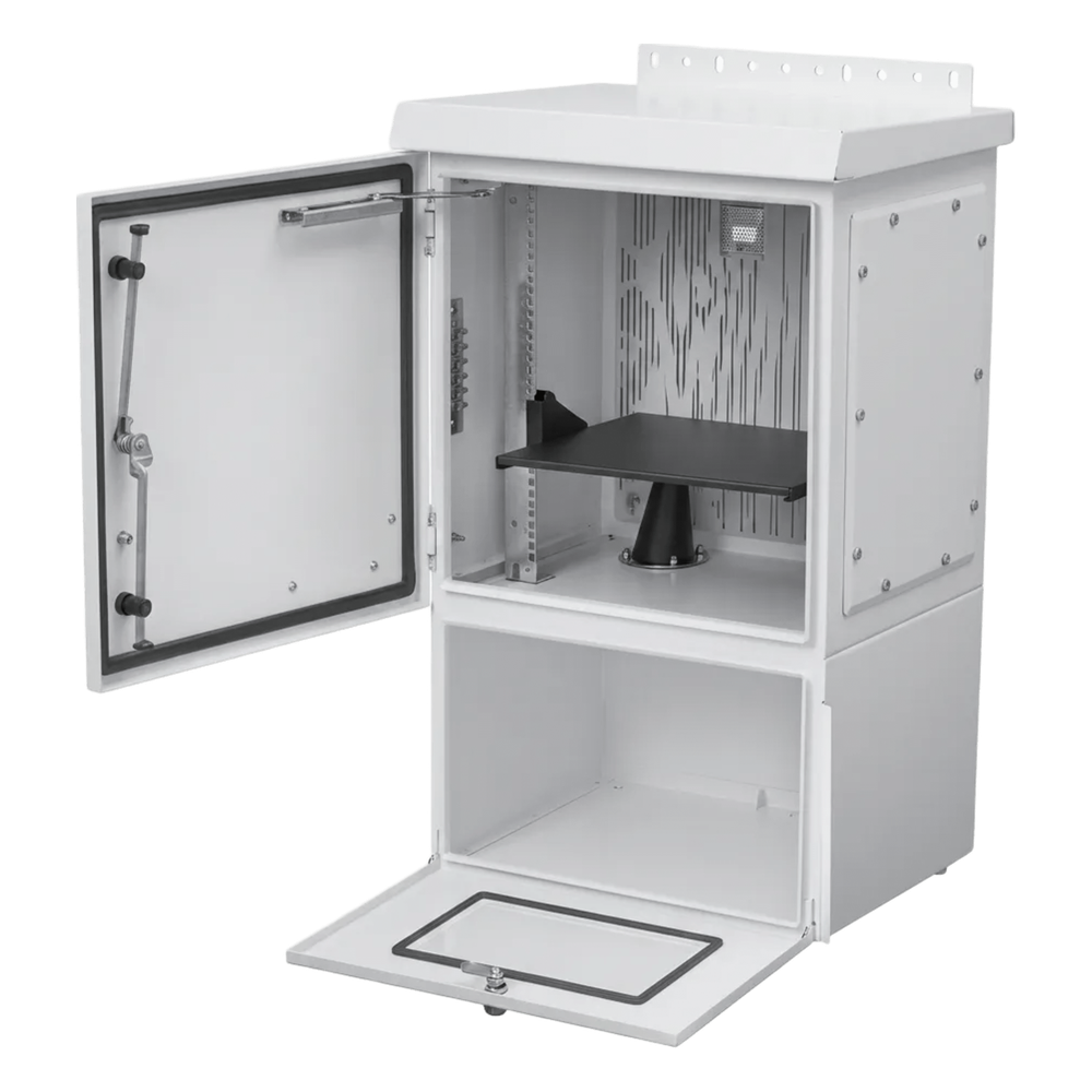 Gabinete para exterior 12 UR, IP66, gris