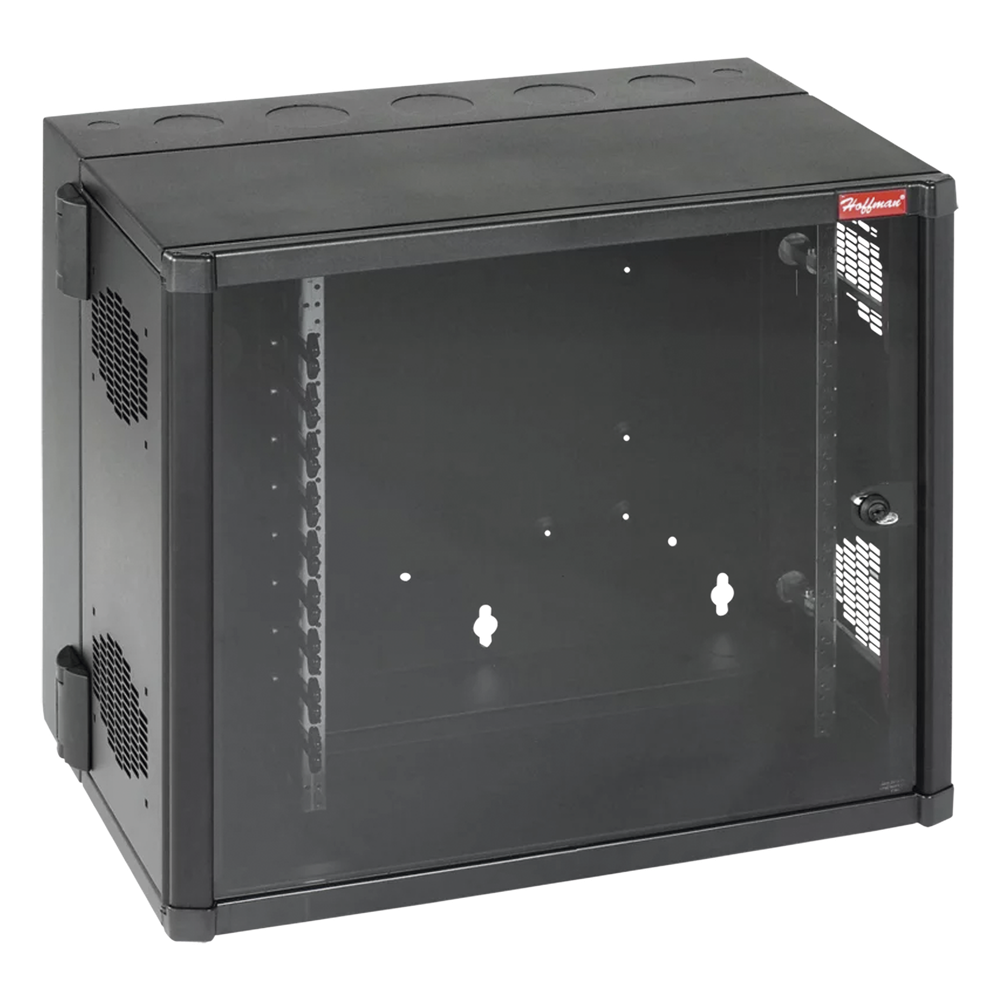 Gabinete de pared 26 UR, negro