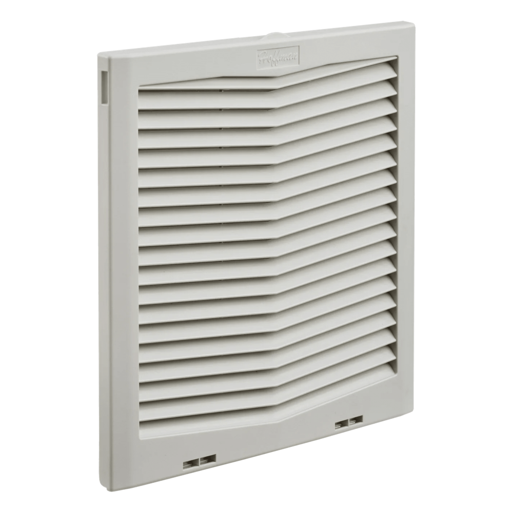 Rejilla de Escape para Ventilador con Filtro HG 13", gris