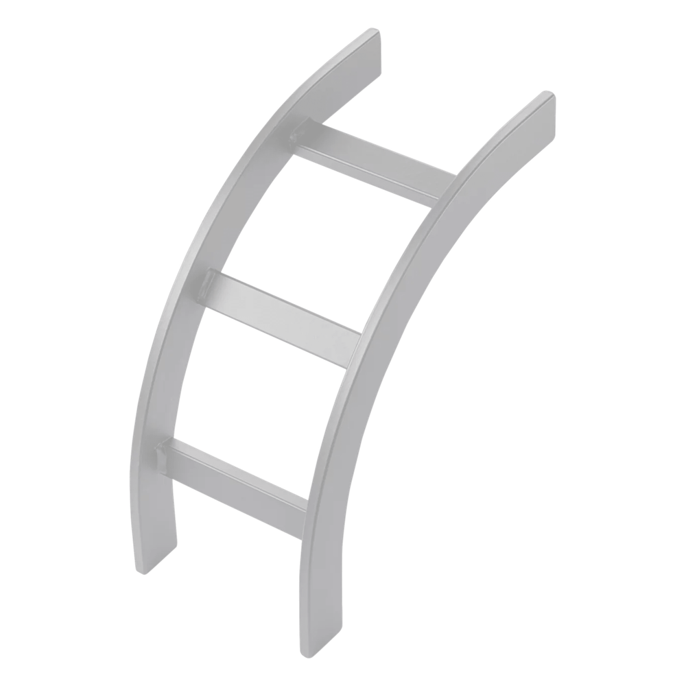 Accesorio de Escalerilla Curva Vertical (Bajada) interior 12", blanco