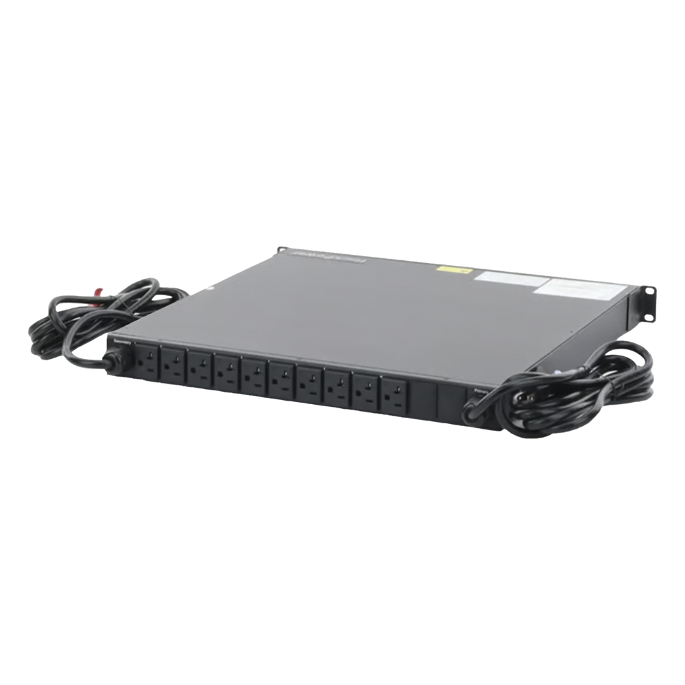 [NPATS11001] PDU ATS Monitoreable / Transferencia Automática 10 ms / 10 Salidas NEMA 5-15R / Entrada NEMA 5-15P 15 A / 120 Vca / Rack 19 in (48.3 cm) 1U / LCD 2 in (5.1 cm) / Gestión Remota IP