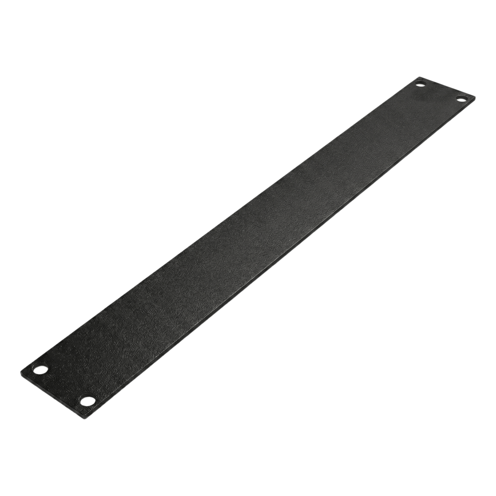 Tapa Ciega para Rack de 19 Pulgadas, 1 UR, acero negro 19"