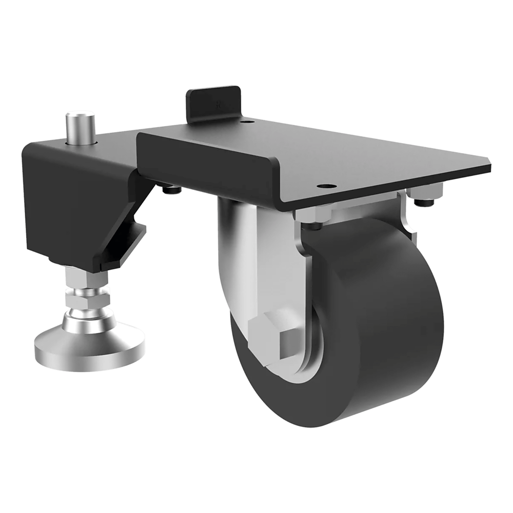 [PS1CLKHD] Kit de Ruedas y Niveladores para Gabinetes Trabajo Pesado 11.9 x 16.4 x 10.1 cm, negro