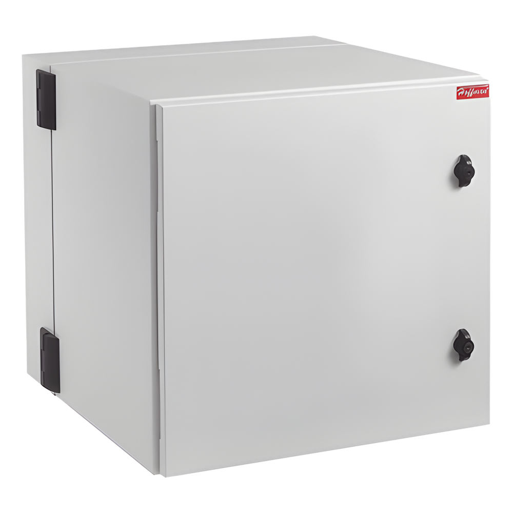 Gabinete 12 UR, 612 x 600 x 760 mm, IP66, gris