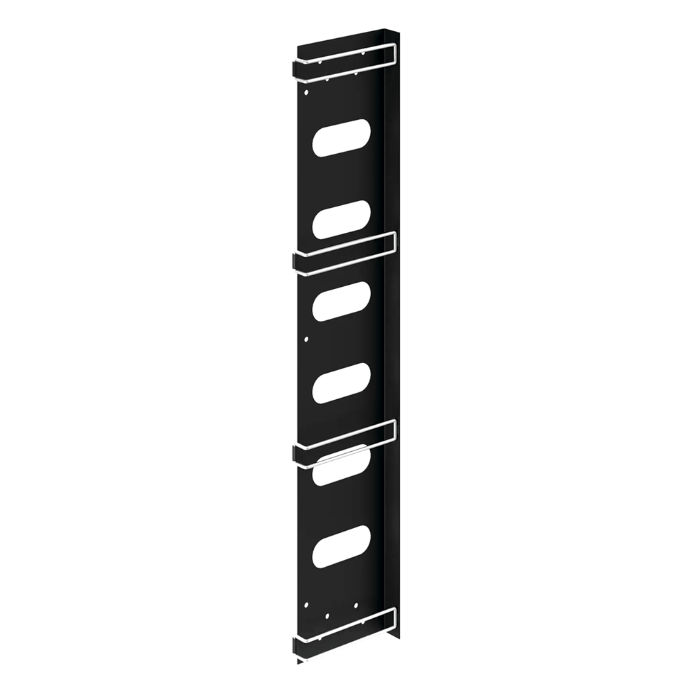Organizador de cables vertical negro